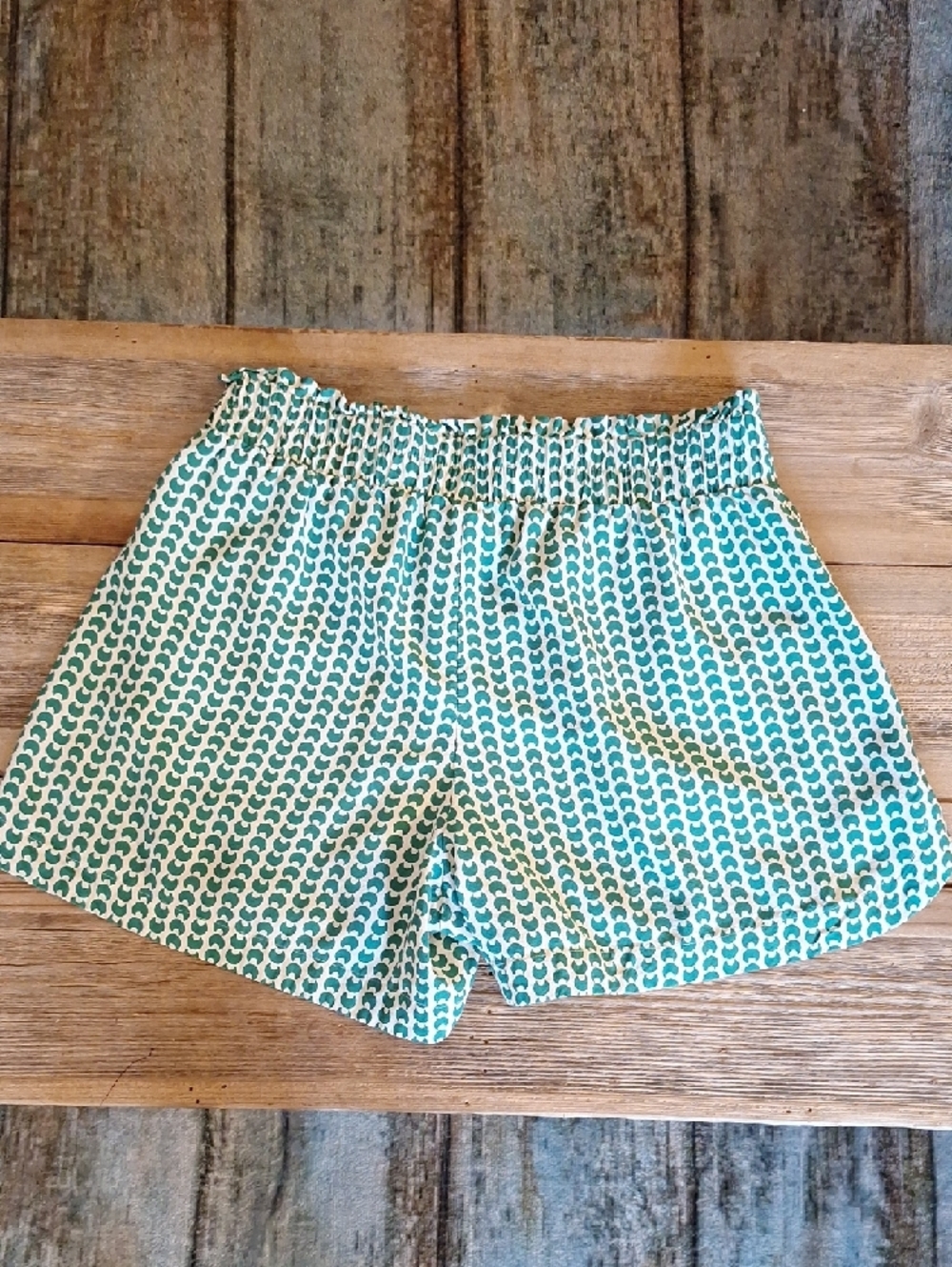 🔥 3 for $25 SALE a new day Teal & White Patterned Athletic Shorts. Size Small - Picture 8 of 8